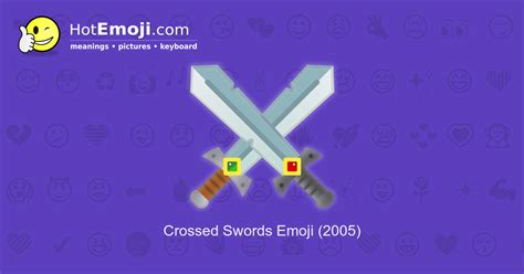 ⚔️ Crossed Swords Emoji Meaning with Pictures: from A to Z