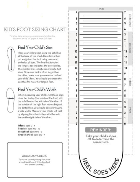 Shoe Size Chart Printable - prntbl.concejomunicipaldechinu.gov.co