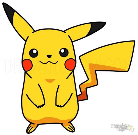 How to Draw Pikachu - DrawingNow