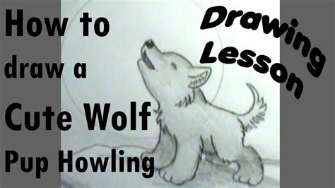 How To Draw A Wolf Pup | EASY DRAWING STEP