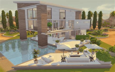 Sims 4 modern mansion download - togoraf