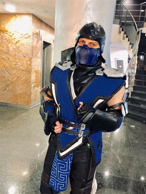 Sub Zero MK 11 cosplay tabard/ Sub zero MK 11 top vest / Sub | Etsy