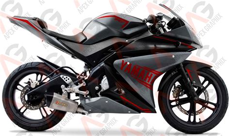 Yamaha YZF R125 Decal Sticker Full Body Kit - Etsy UK