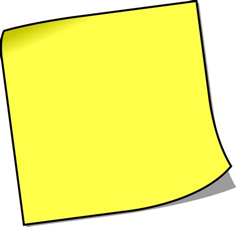 Post-it note Paper Clip art - Sticky note PNG png download - 900*869 - Free Transparent Post It ...