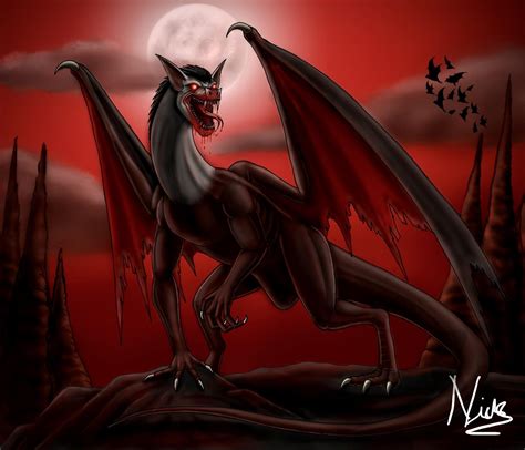 Vampire Dragon, art by me : r/dragons