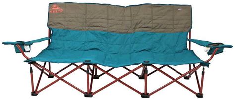 Kelty Lowdown Camp Couch - 12-1/2" Tall Seat - Teal and Brown Kelty Camping Chairs KE96UR