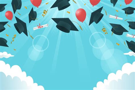 Graduation Celebration Background with Graduation Cap and Confetti 8578561 Vector Art at Vecteezy