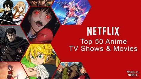 Top 50 Anime Shows and Movies on US Netflix - What's on Netflix