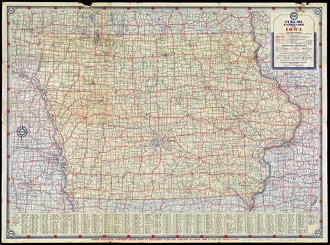 Iowa County Map With Roads - Map Of Israel And Palestine