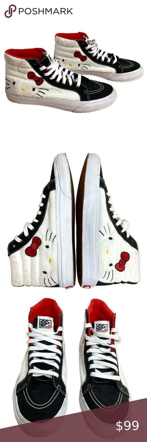 Hello Kitty Sanrio x Vans 2014 collab Sk8-Hi Slim sneakers ...