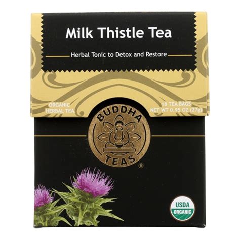 Buddha Teas Organic Milk Thistle Tea -- 18 Tea Bags - Vitacost