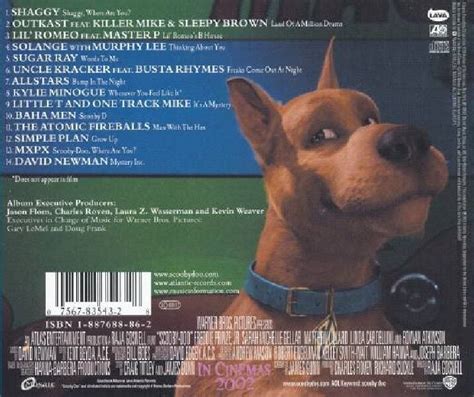 SCOOBY DOO - SOUNDTRACK (CD)