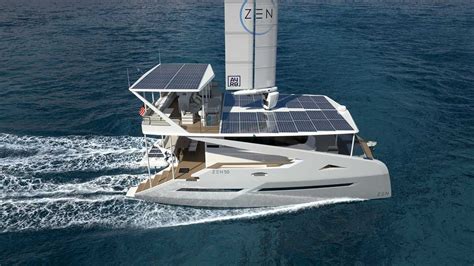 No fossil fuels: First solar electric catamaran with wing sail goes into production