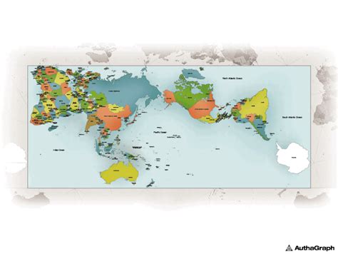 Here's the World's Most Accurate Map - AllinAllSpace