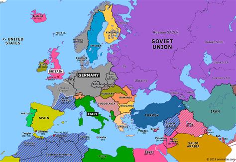 Ww2 Battle Map Of Europe