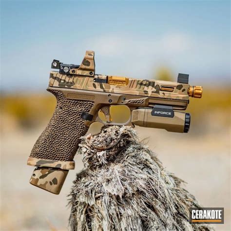 Glock Handgun with Arid MultiCam by MATT | Cerakote