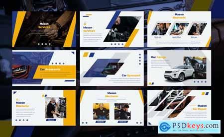 Car Repair Powerpoint Templates VC42TDS » Free Download Photoshop Vector Stock image Via Torrent ...