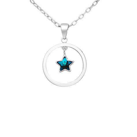 Blue Star Necklace - Jewelled Fox