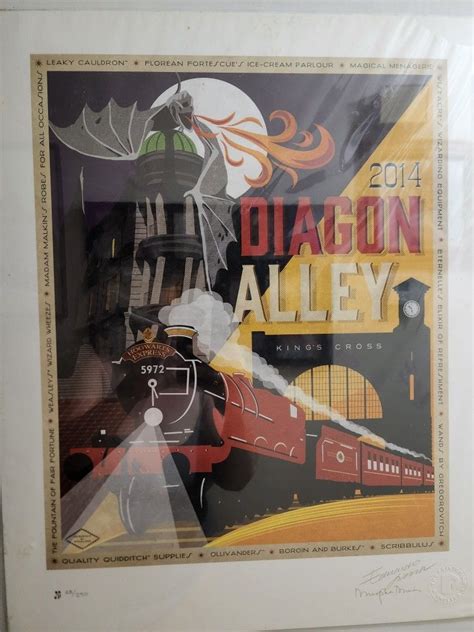 Diagon Alley Concept Art Print | Concept art, Art prints, Art