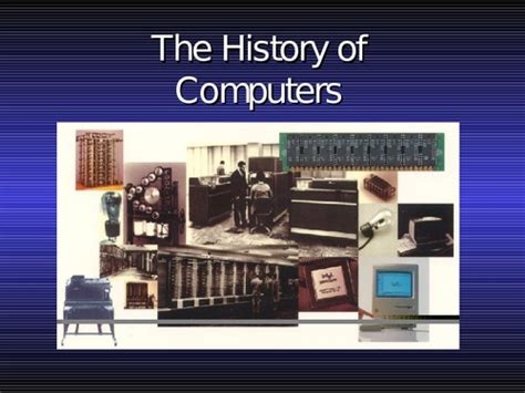 BC101-COMPUTER APPLICATION: COMPUTER HISTORY AND GENERATIONS