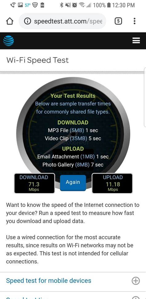 AT&T Speed Test Review