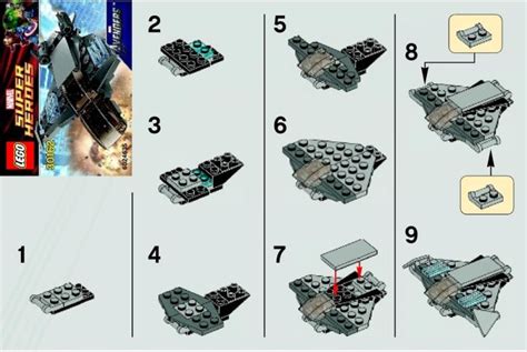 View LEGO® instruction 30162 Quinjet - LEGO instructions and catalogs ...