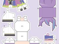 40 Pjsk paper craft ideas | paper doll template, paper doll printable templates, anime paper