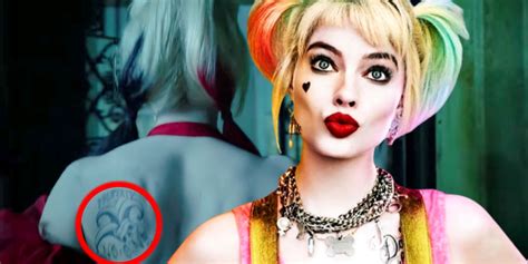 Harley Quinn's New Tattoo In The Suicide Squad Pays Off Birds Of Prey