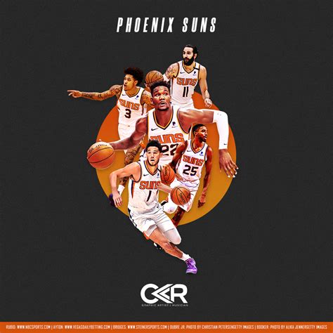 I made an art of Phoenix Suns (My Favorite Line-Up) : r/suns