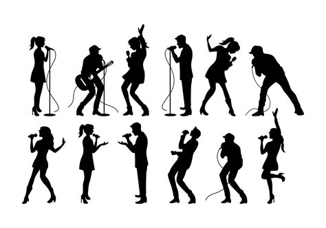 Silhouette Singing - singing png download - 1400*980 - Free Transparent ...