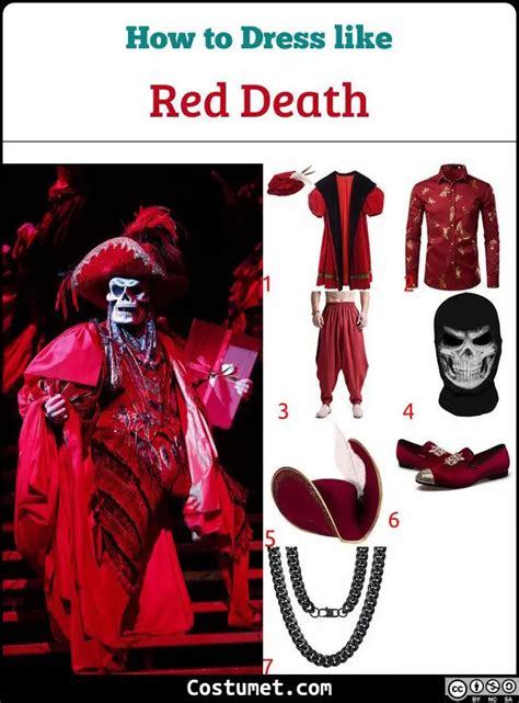 Red Death (Phantom of the Opera) Costume for Cosplay & Halloween