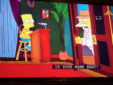 Bart simpson funny names