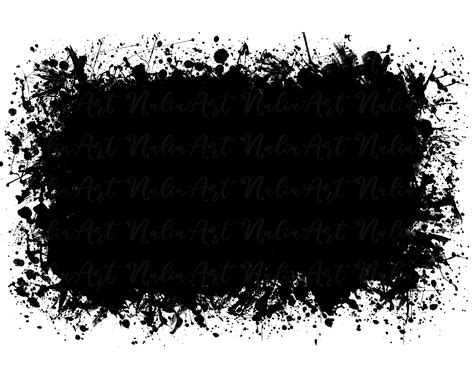 Black Splatter Background