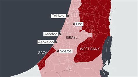 This Map Shows The Parts Of Israel Impacted By The Surprise Attack From | Images and Photos finder