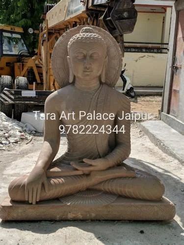 Brown Handmade Sandstone Sarnath Buddha Statue, Size (Inches): 24 Inch To 72 Inch at Rs 25000 in ...