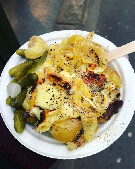 [I ate] raclette on potatoes with cornichons : r/food