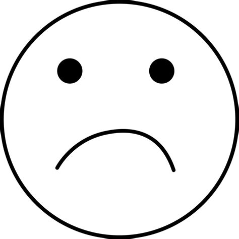 Pictures Of A Sad Face - Cliparts.co