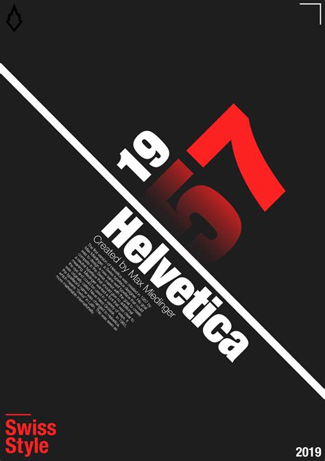 Helvetica 1957 Poster design on Behance