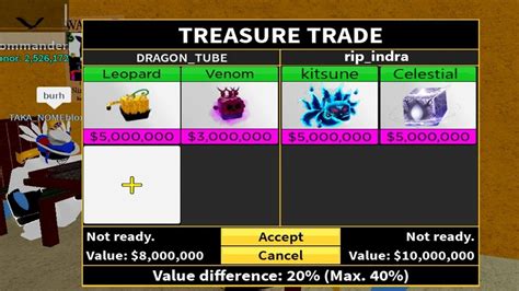 Blox Fruits Trade Kitsune & Celestial With rip_indra (update 20)