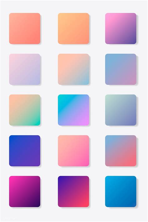 √ Color Palette Gradient