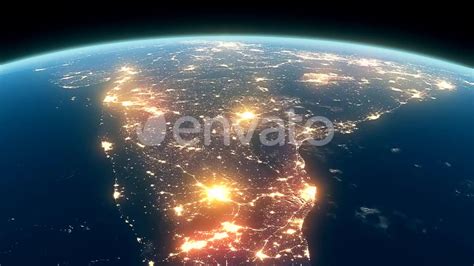 4K Earth Night Close Up High Detail India Videohive 22031245 Download ...