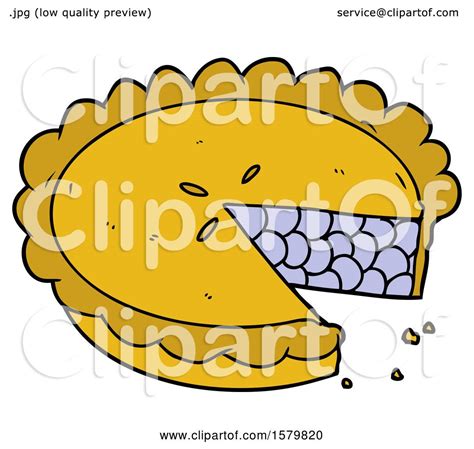 Blueberry Pie Cartoon by lineartestpilot #1579820