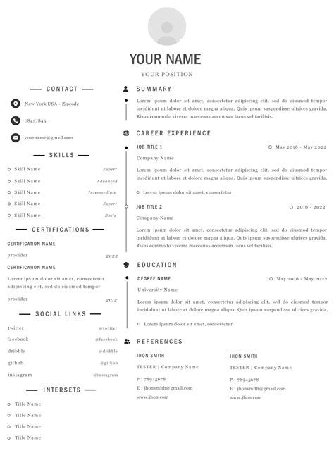 Download Warehouse Resume Template (PDF, Word, Text), 57% OFF