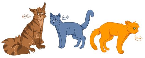 tigerstar, bluestar, firestar by syviethorne on DeviantArt