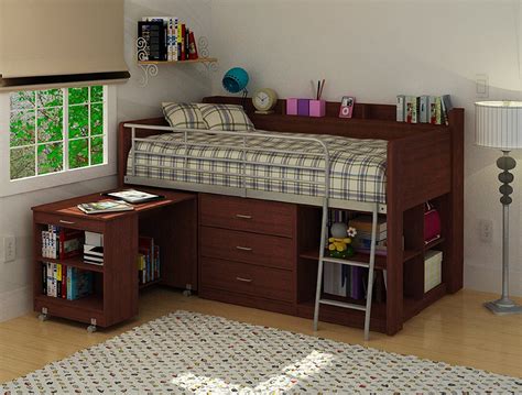 Loft Bed Desk Combo Furniture – HomesFeed