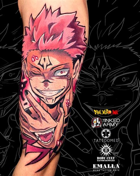 Sukuna tattoo by dave.vero.ink | Anime tattoos, Girly tattoos, Small colorful tattoos