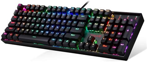 REDRAGON MITRA RGB MECHANICAL GAMING KEYBOARD (K551RGB-1) (BLUE SWITCH ...