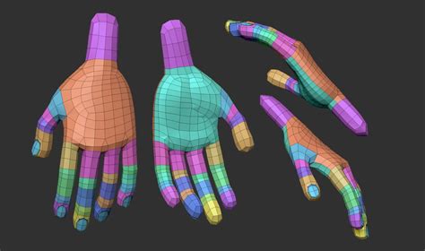 hand topology for animation — polycount