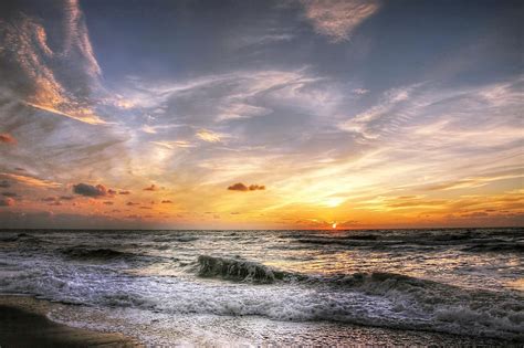 Beautiful Sunset on the North Sea in Denmark image - Free stock photo - Public Domain photo ...