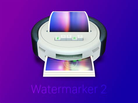 Watermarker 2 app icon by Max Steenbergen on Dribbble